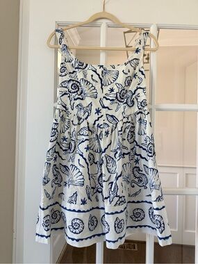 HM Seashell Dress with Flared Skirt S